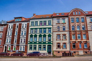 Erfurt, Sanierte Häuserzeile