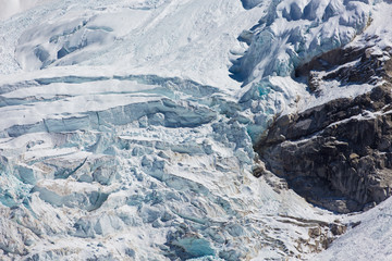 Mountain snow background 