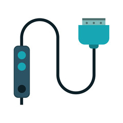 computer cable connection plug vector illustration eps 10