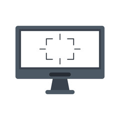 screen computer tag game vector illustration eps 10