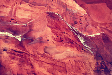 Obraz na płótnie Canvas Khazali Canyon, Wadi Rum, Jordan, Middle East
