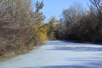 frozen lake