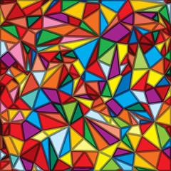 Abstract Mosaic Multicolored Vector Background