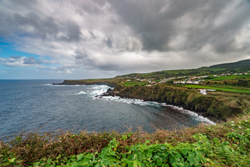 Terceira island coastline, Azores