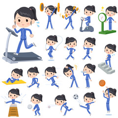 school girl blue jersey Sports & exercise