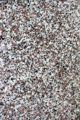 Texture of granite of gray color