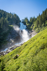 Fototapeta premium The Krimml Waterfalls in the High Tauern National Park, Salzburg, Austria