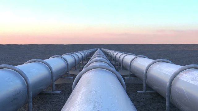 Three pipelines Sunset