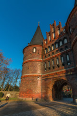 Naklejka na ściany i meble Holstentor Lübeck