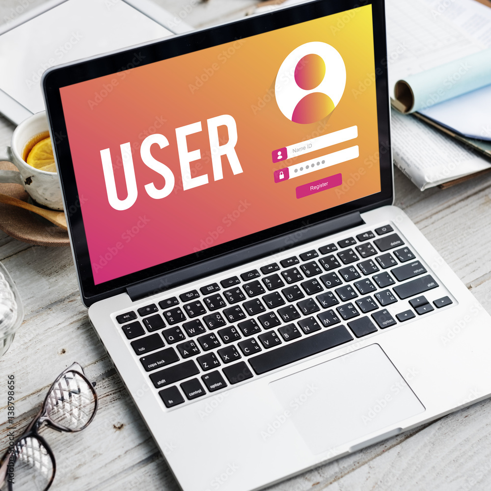 Poster user login name password concept