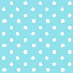 Vector beautiful polka dot pattern.
