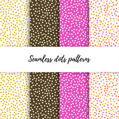 Set of vector dot patterns.