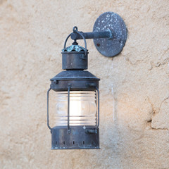 Simple street lamp-post