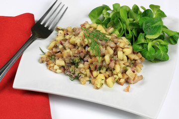 salade de hareng et pommes