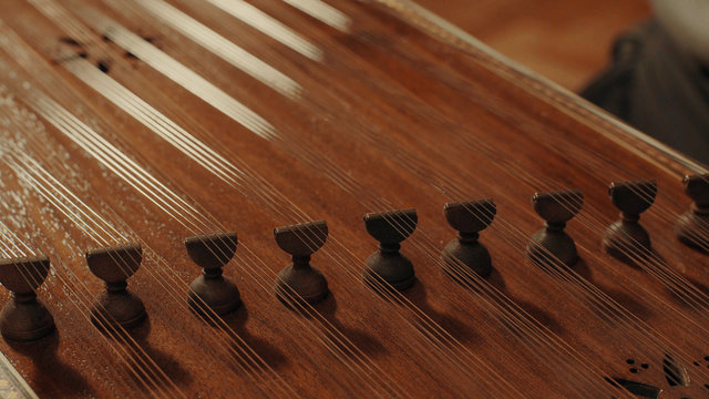 The ethnic musical instrument - santur