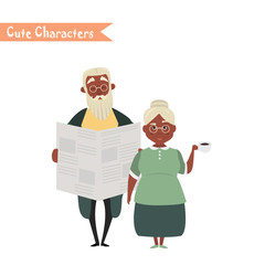 Lovely elderly couple