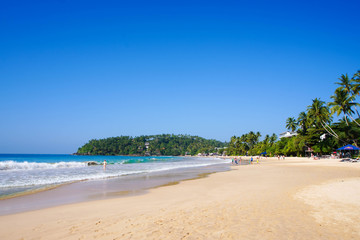 Fototapeta na wymiar Mirissa Beach, Sri Lanka