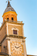 Fototapeta na wymiar clock tower in Modena