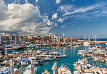 Kyrenia harbour. Kyrenia (Girne), Cyprus.