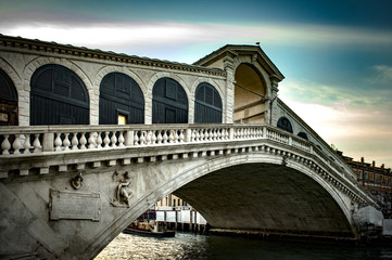 Fototapeta na wymiar Venezia -ponte di Rialto