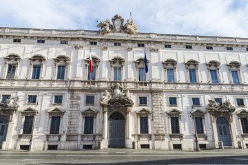 Fototapeta na wymiar Quirinal Palace in Rome, Italy