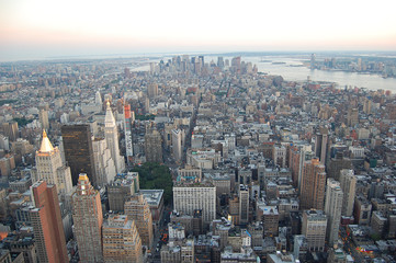 Panoramic view of New York city