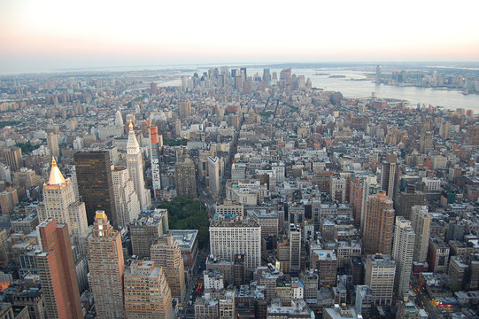 Panoramic view of New York city