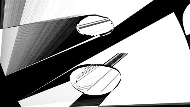 Abstract composition in the constructivist style. Seamless looping background. 4K