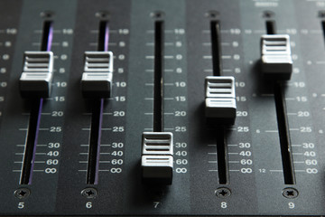 mixing console