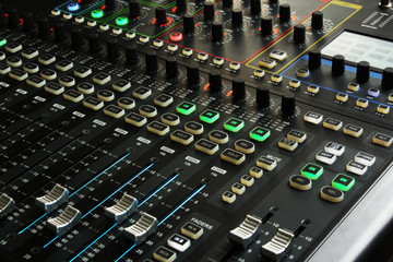 mixing console