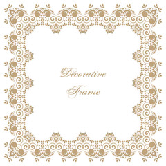 Decorative square frame