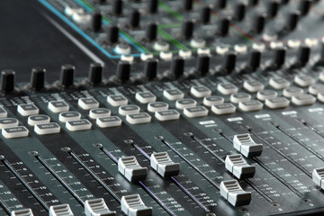mixing console