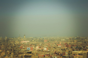 high old buildings at cairo egypt