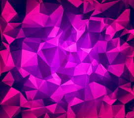 Obraz premium Abstract polygonal background. Triangles . Saturated contrasting elements . Illustration. .