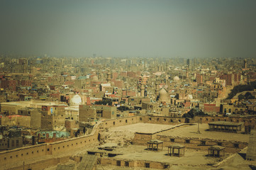 Fototapeta premium old buildings at cairo, egypt