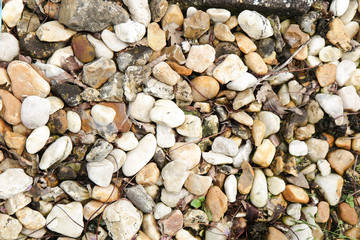 Stone background of a stream