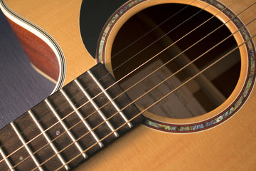 Naklejka premium Acoustic Guitar Strings