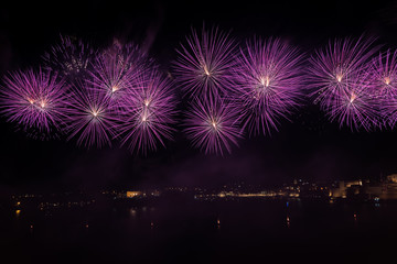 Fototapeta na wymiar Malta Fireworks Festival