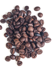 isolated cofee beans