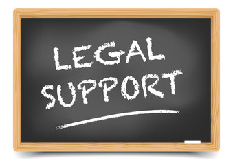 Obraz premium Blackboard Legal Support