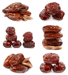 Dates on a white background