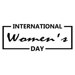 Fototapeta premium Women's day in frame