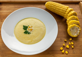 Corn cream soup
