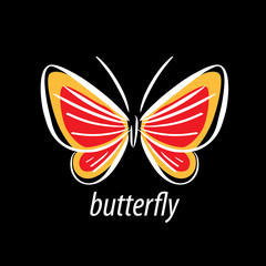 vector butterfly logo