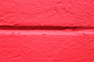 Stucco Wall Detail in Red