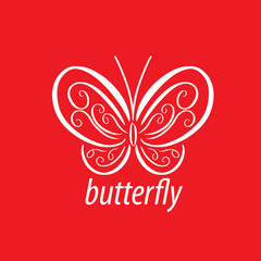 vector butterfly logo