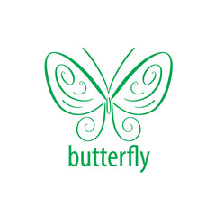 vector butterfly logo