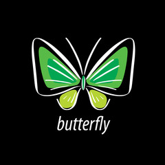 vector butterfly logo