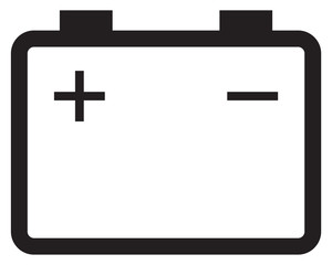 Battery accumulator icon