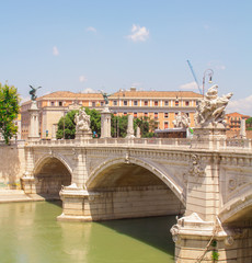 bridge in rome italy